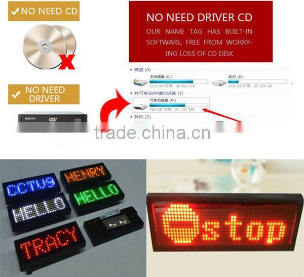 LED Outdoor Advertising Digital Name Badge