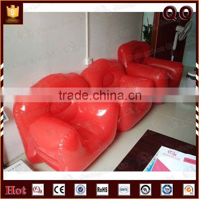 Custom color floor inflatable sofa inflatable air cushion sofa