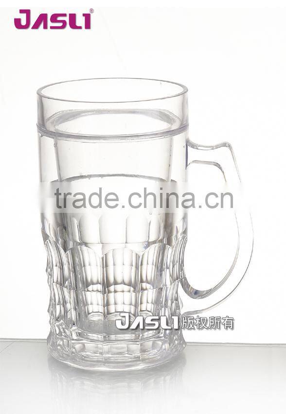 double wall plastic freezer mug with logo printing