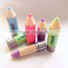Pencil shape lip balm for gift