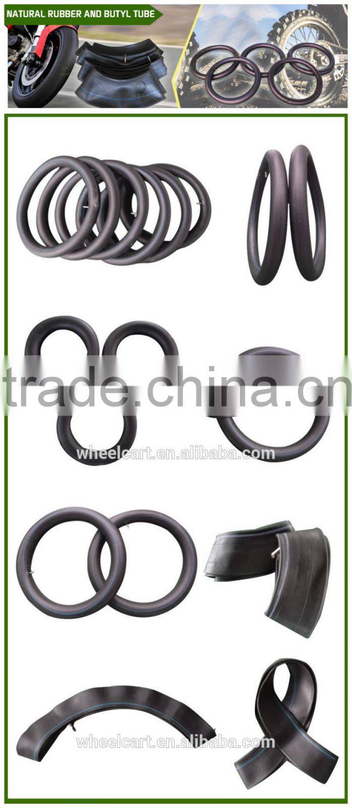 Three wheeler tube made from natural and butyl