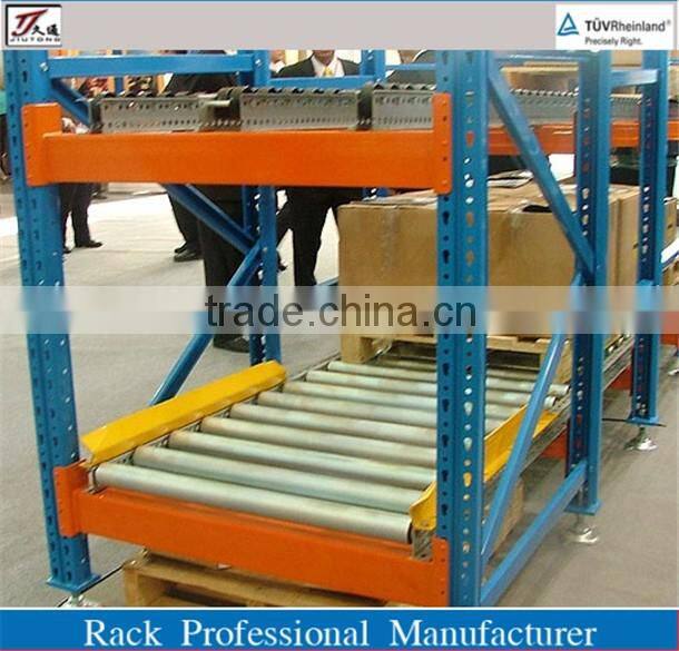 high quality gravity pallet racking for industrial warehouse
