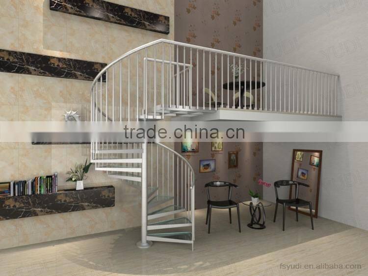 outdoor DIY used aluminum helical spiral staircase designs-YUDI