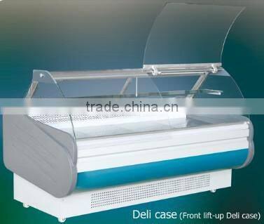 DELI SHOWCASE meats&seafood storage refrigerator display glass showcase
