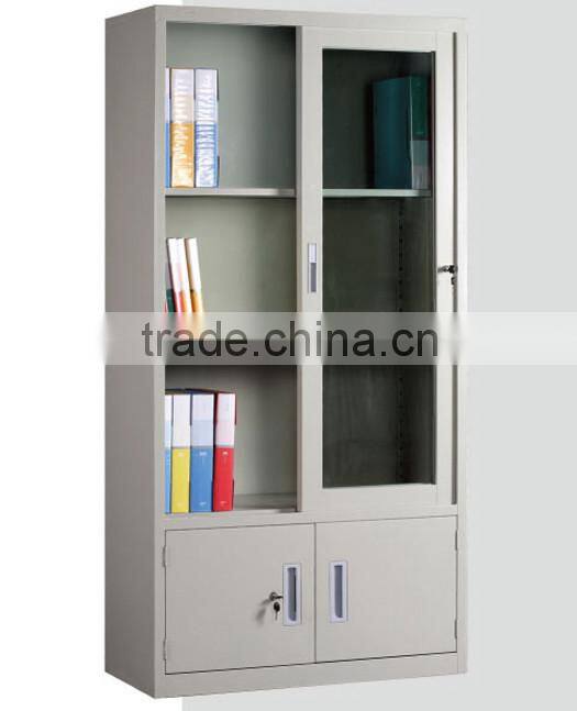 Steel storing cabinet glass door steel file cabinets glass door laboratory cabinet