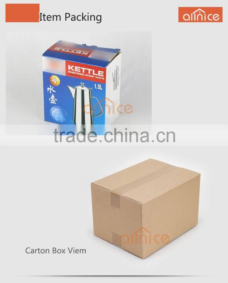 wholesale long mouth cool water kettle /stainless steel cool water pitcher /filter water kettle with lid&handle