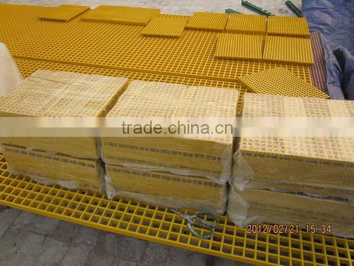 fiberglass frp grating panel, cell 38*38mm mesh size