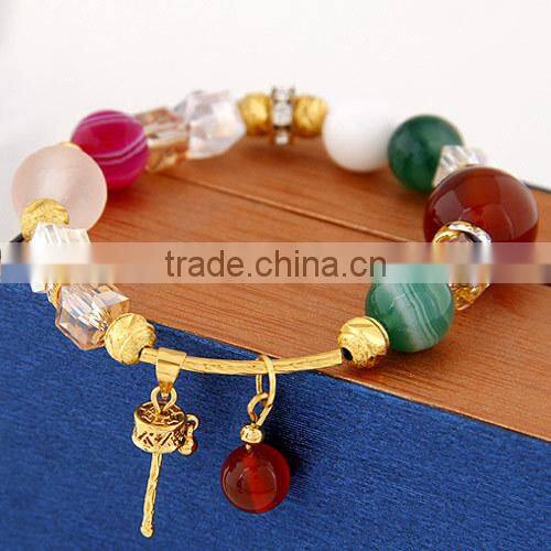 2015 fashion bracelet jewelry, bracelet for sale, crystal bead bracelet