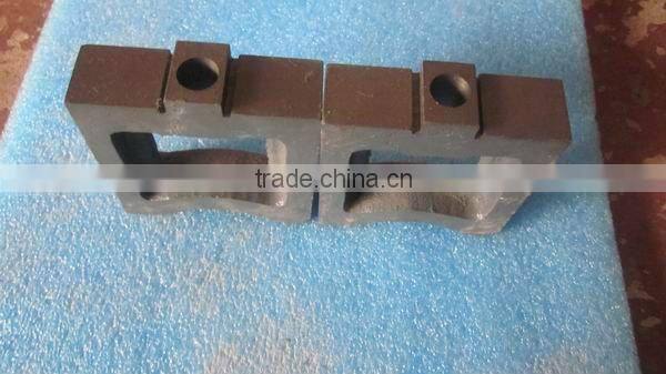 cast iron cushion block on test bench, 12 pcs per set