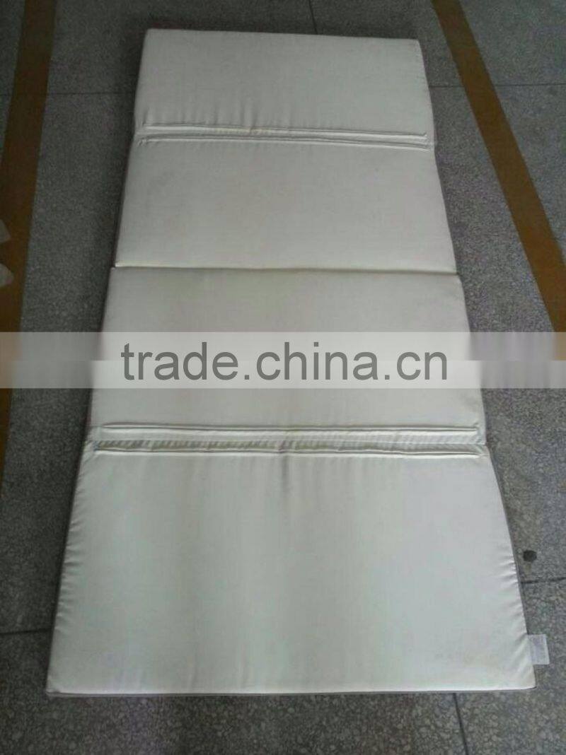 Three portable folding mattress