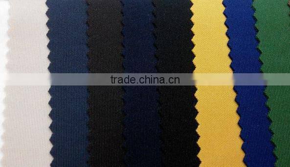 300g/sm dyed polyester spandex double side knit scuba air layer fabric for coat
