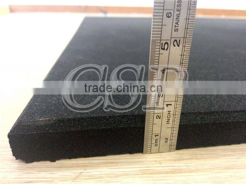 Outdoor safety and anti-slip crossfitrubber flooring gym rubber flooring tile