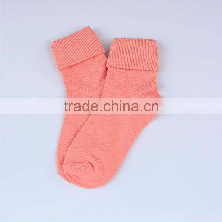 2015 fashion Japan lady socks turnup socks