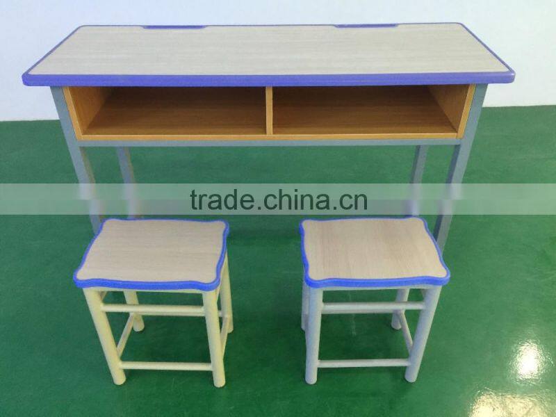 double school desk adjustable school desk and chair modern school furniture HXZY057