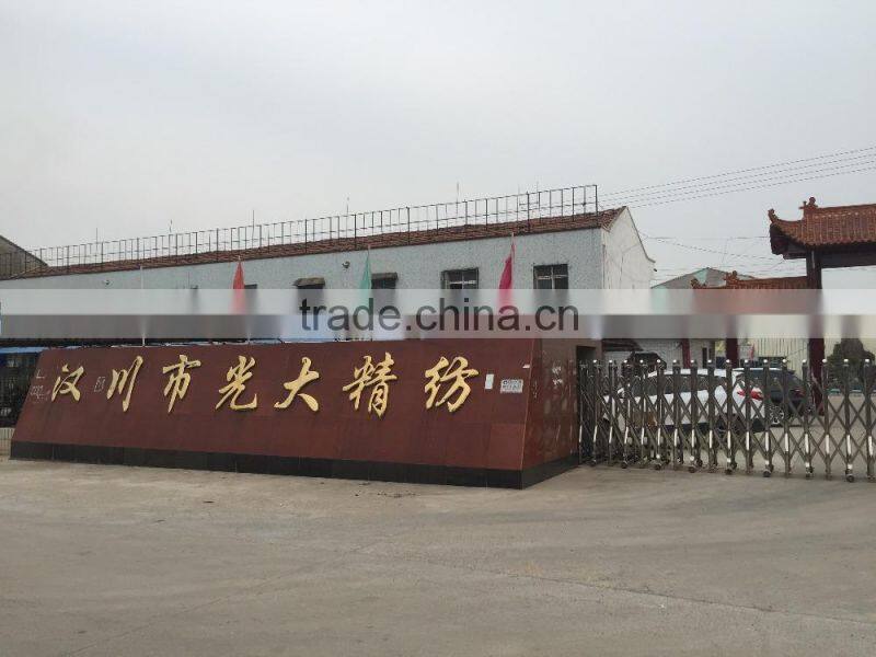 Dope Dyed Polyester Spun yarn 40/3 from China .