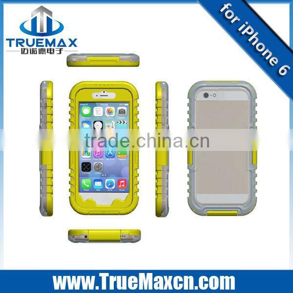 Newest for iPhone 6 Colorful Waterproof Case, for iPhone 6 2 in 1 Case