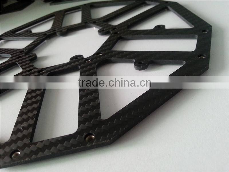 Customized CNC Cutting 3K Twill matte fibra di carbonio Carbon Fiber Frame, Carbon Fiber sheet, Carbon Fiber Tube