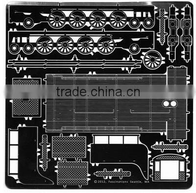 Full Metal Stainless Steel DIY glue-free stereoscopic 3D assembly model steam locomotive locomotive puzzle