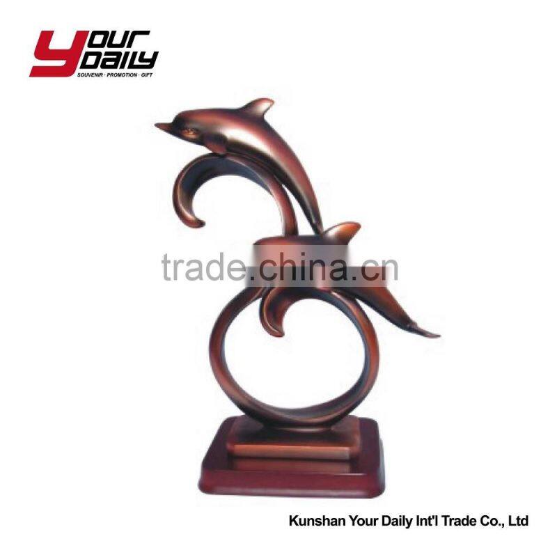lady clock craft polyresin figurine for gifts