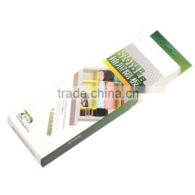 Fashion Design Plastic Adjustable Drawer Divider