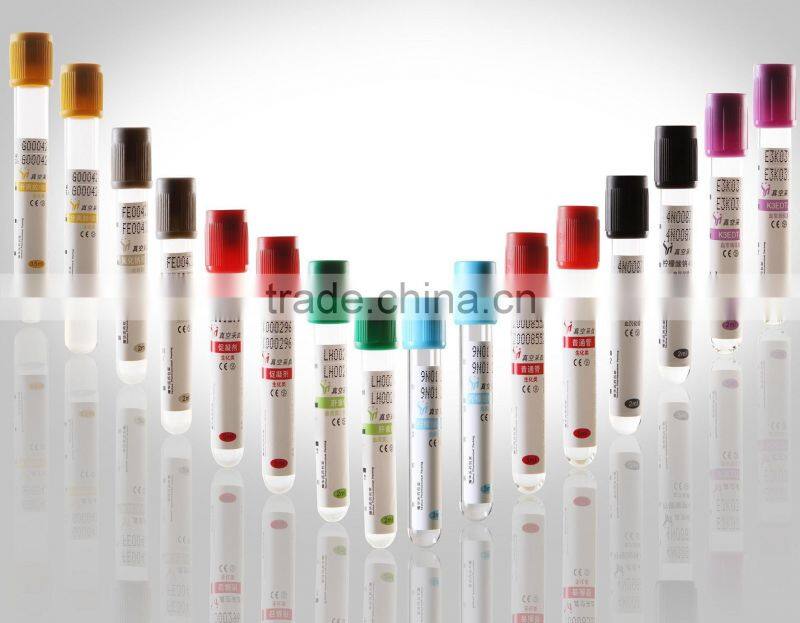 Clot vacuum blood collection tubes CE marked