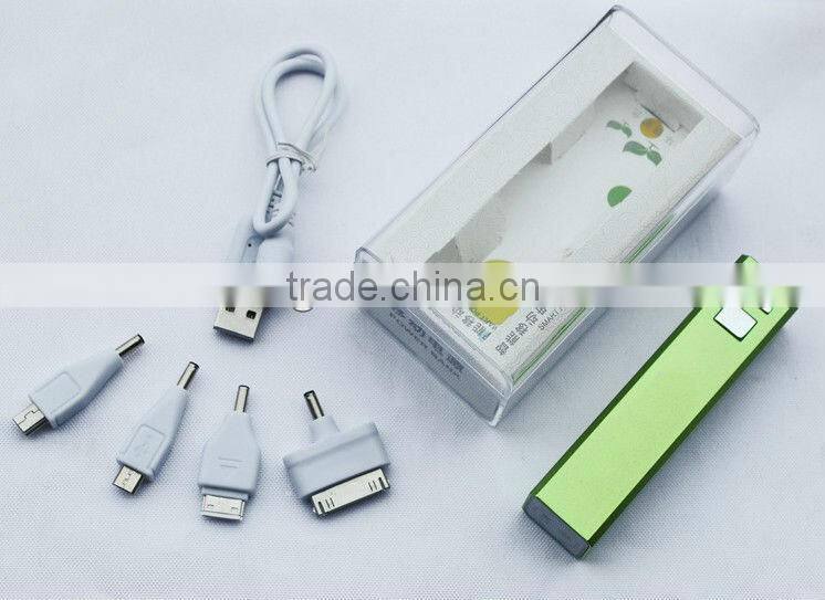 Real 2600mah Capacity USB Power Bank/Portable Mobile Charger