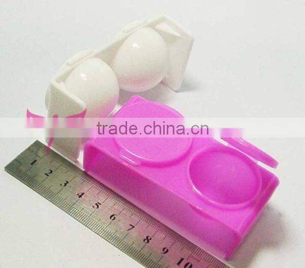 Easam hot plastic nail dappen dish,nail brush washing cap