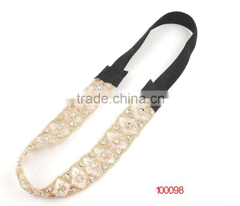 lace beaded headband