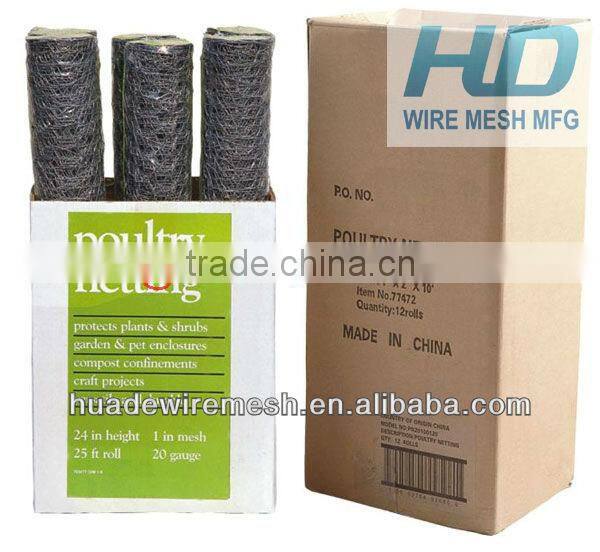 galvanized chicken wire poultry mesh