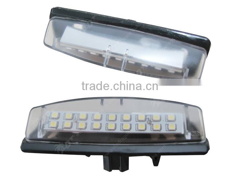 Canbus super white license plate lamp for Toyota for Lexus for Mitsubishi with Emark