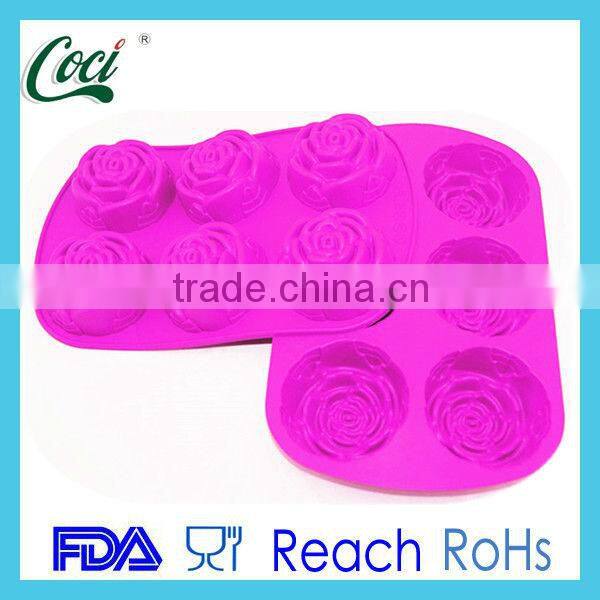 non stick decorative bakery disposable silicone cupcake tray