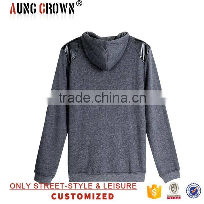 Plain Blank Zip Up Hoodie Cotton Polyester Lightweight Wholesale