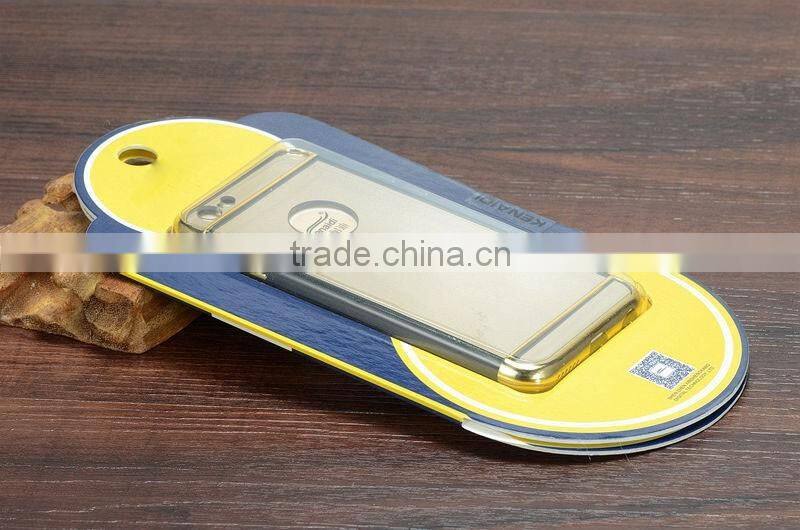 Luxury Shockproof Metal Plastic with Silcone Back Case Cover For iPhone 6