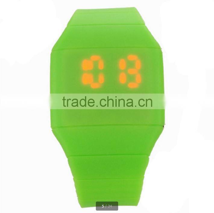 2013 silicone led touch screen watches