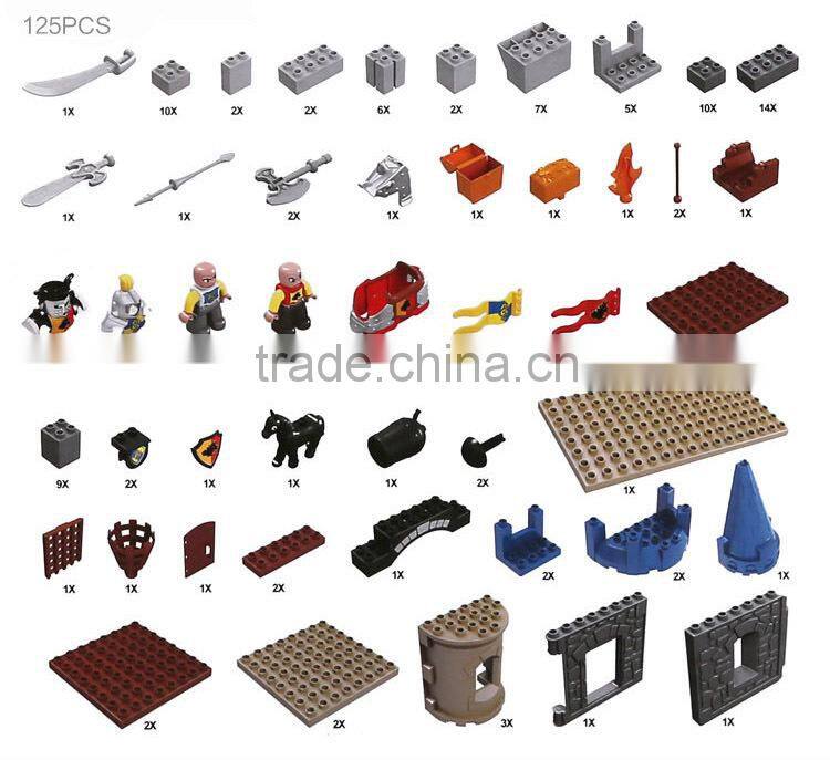 High Quality Blocks ! 125PCS Warfare Times Plastic Educational Building Blocks Toys