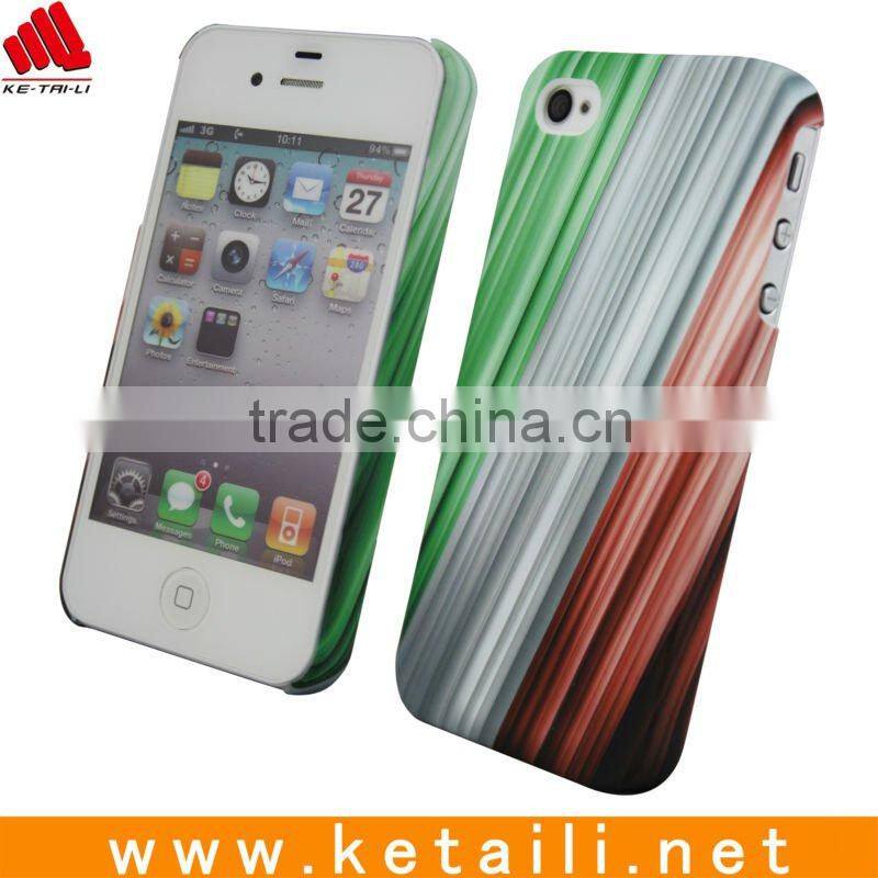 Rubberized hard plastic handphone case for iphone
