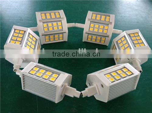 Zhejiang Factory LED R7S 118mm 10W 21SMD 5630 85-265V AC 6000K Light Led Lamp Garden Light Two Years Warranty CE RoHS Approved