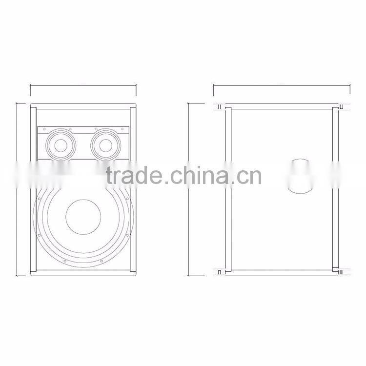 New Style Single 12" LA112 Pro Passive Line Array Speaker System For Outdoor/Indoor Performance