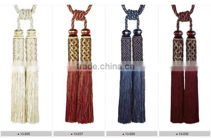 decorative long tassel for curtains
