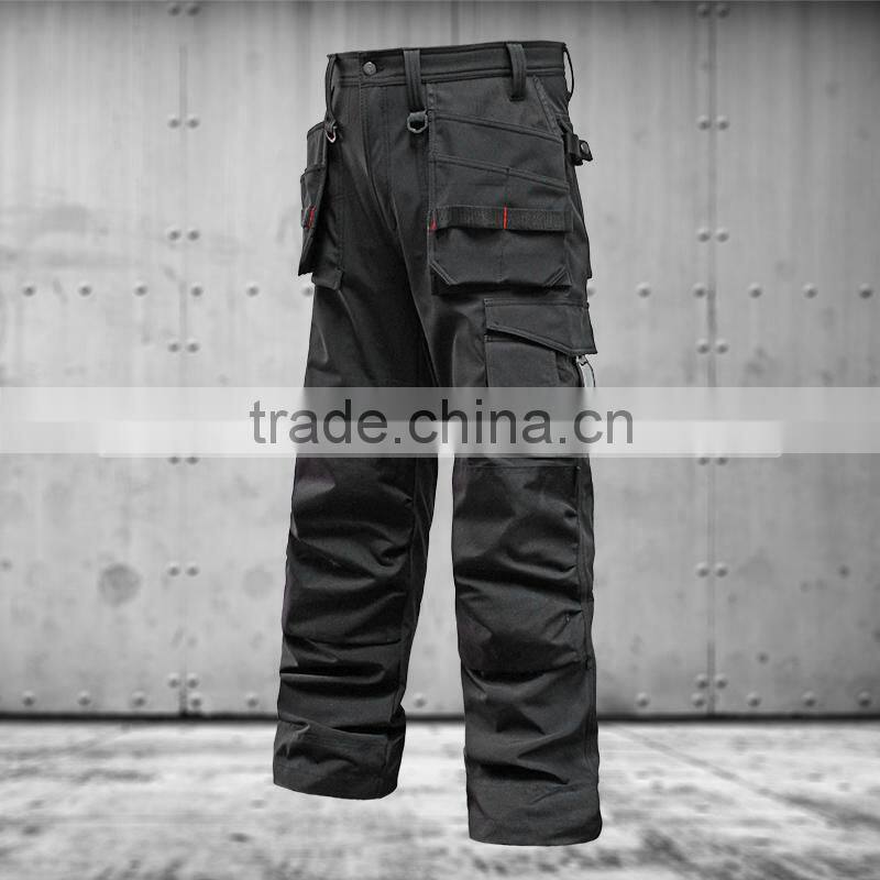 2015 new design Windproof, waterproof & breathable softshell work trousers