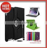 Multifunction stand leather cover folding folio for iPad Air case