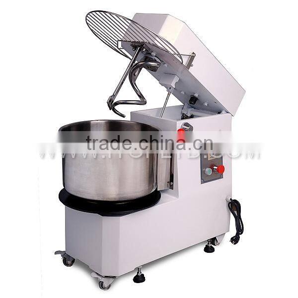 Rising head double speed dough mixer