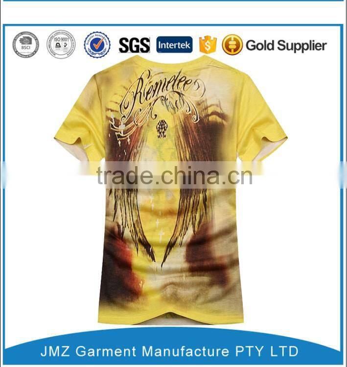 Sublimation print tshirt with your own design oversized tshirt