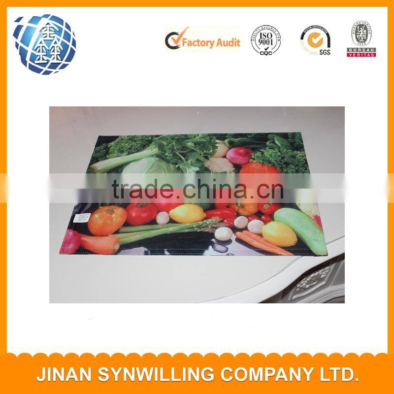 Double layer high quality 100% polyester digital print design place mat
