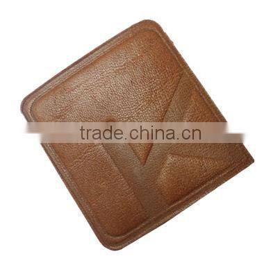 Urban Classics Leather patch long beanie winter Leather patch heavy ski beanie