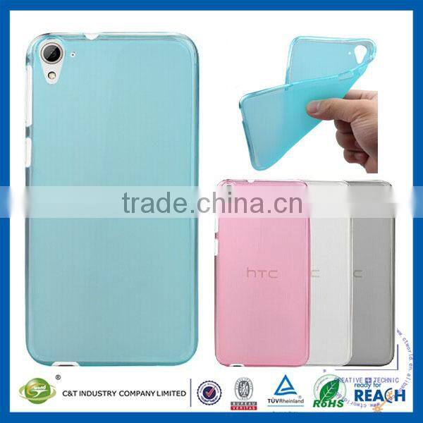 C&T Colorful TPU Rubber Gel Skin Cover Phone Case Cover for HTC Desire 826