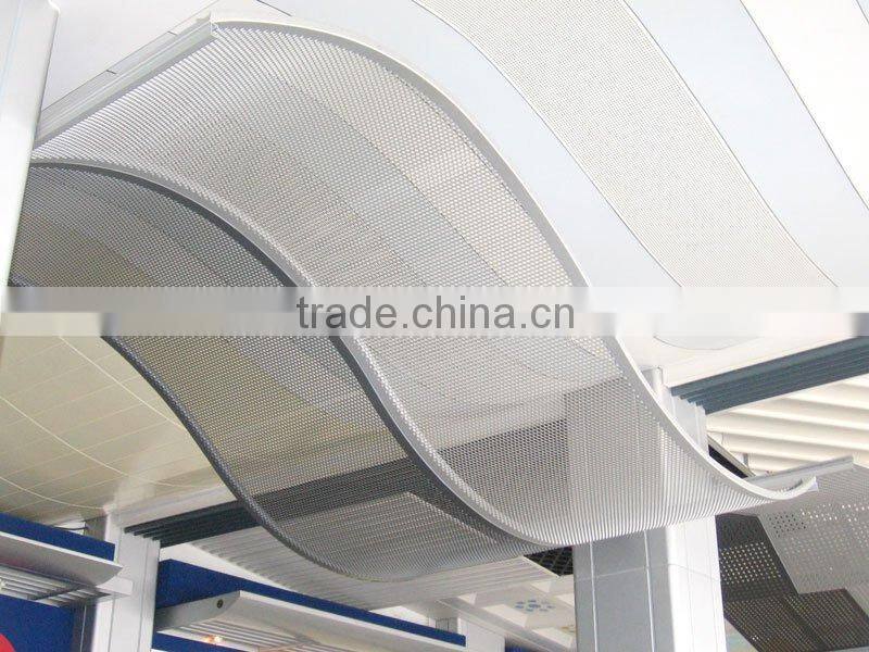 aluminum false ceiling tiles/ decorative perforation ceiling panel