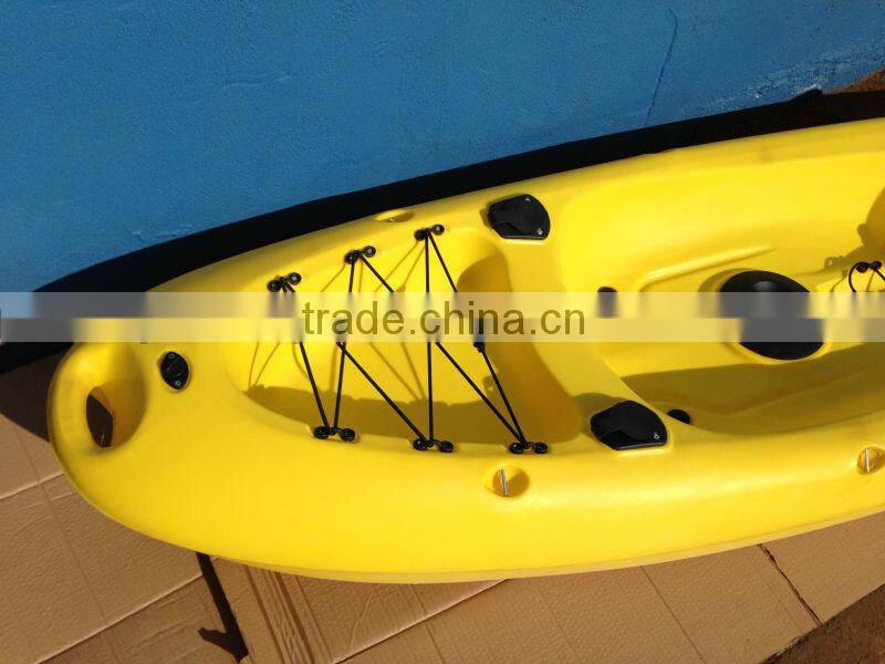 new double fishing boat with 4xflush rod holder with wheel