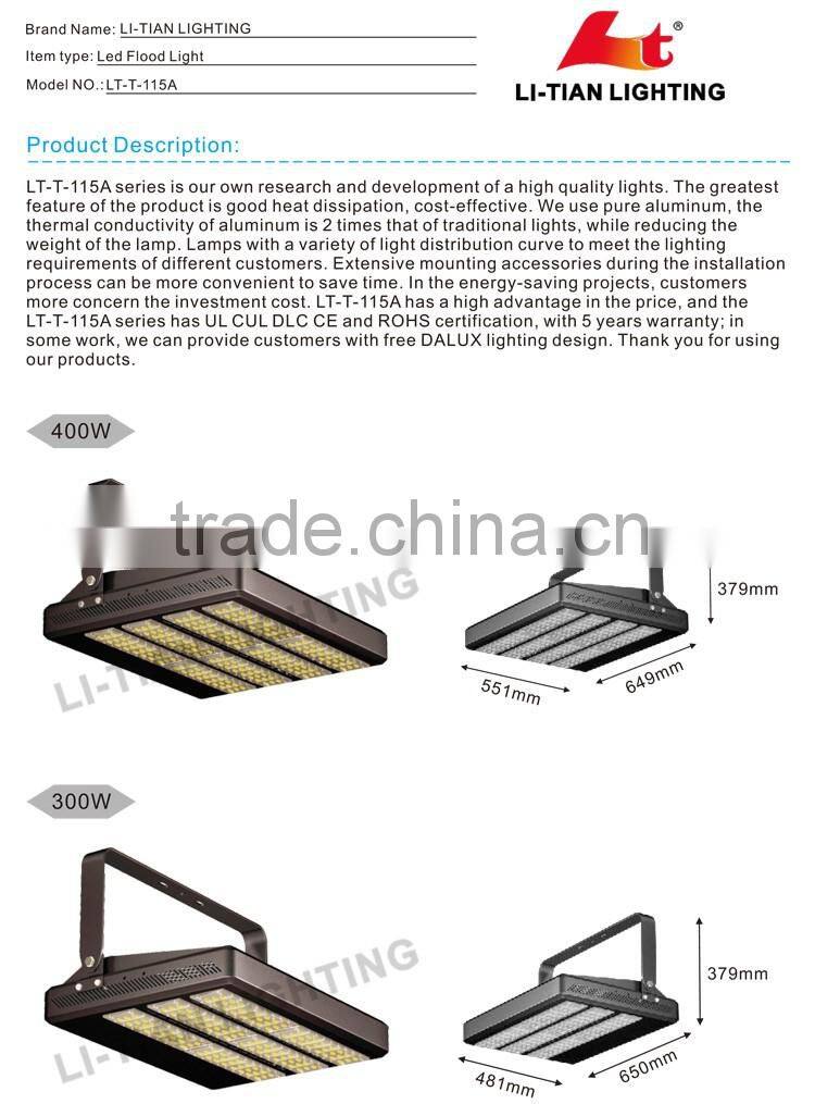 High Lumen Bridgelux chip/Cree chip waterproof ip65 100w LED Tunnel Light