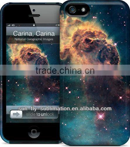 3D Film Sublimation customized cell phone cover case for Iphone 4/4s/5/5s/5c